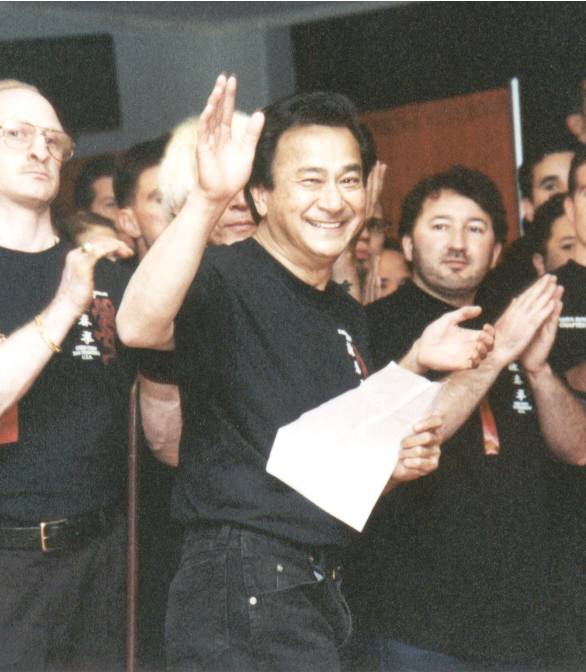 Großmeister Chris Chan (mit 60 Jahren - 2001 in San Francisco)